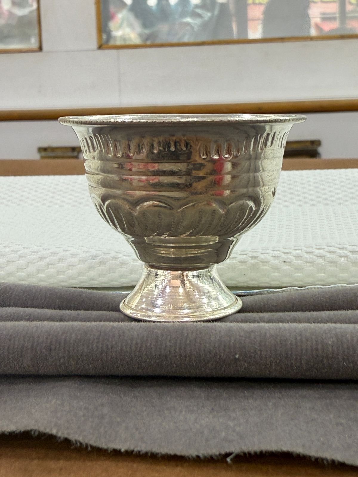 Silver Kumkum Bowl